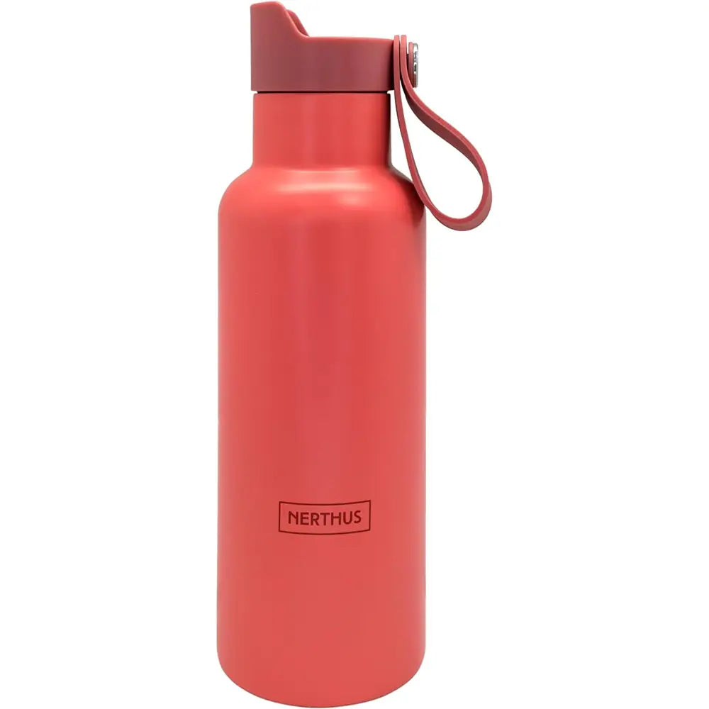 Nerthus Double Wall Click & Drink Coral