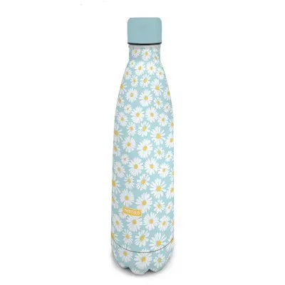 Nerthus Stainless Steel Thermos Bottle Blue Daisies 750ml