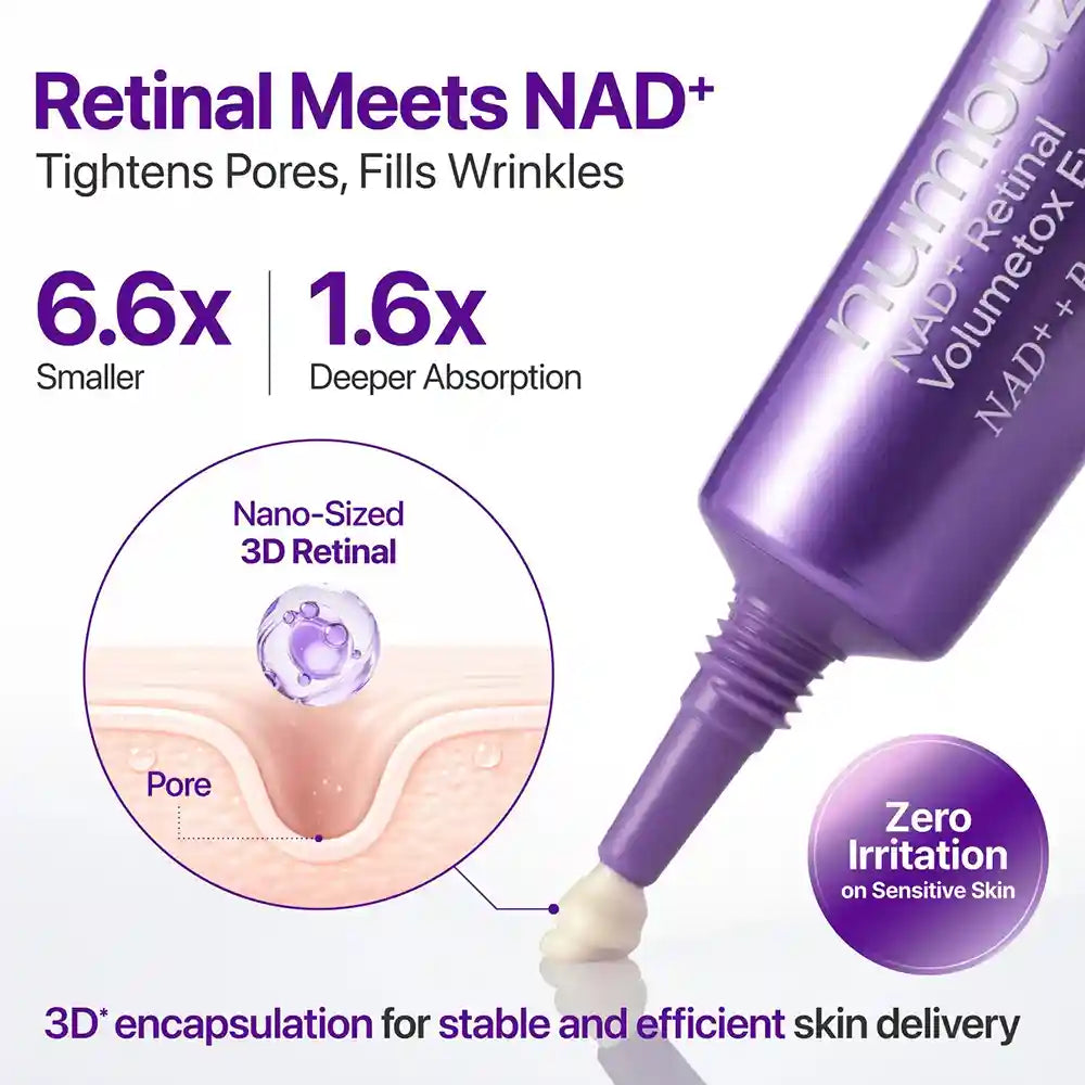 Numbuzin No.9 NAD+ Retinal Volumetox Eye Cream 10ml