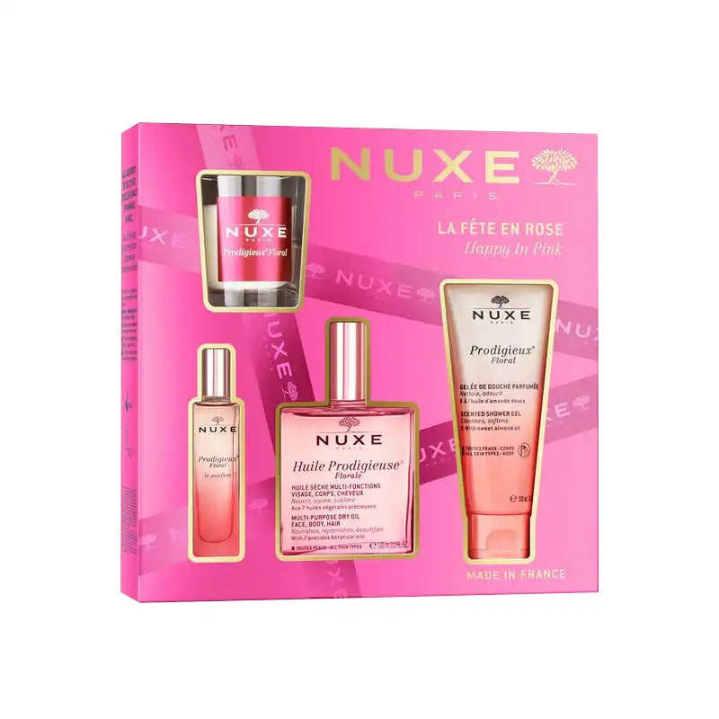 Nuxe Huile Prodigieuse Florale Happy in Pink Gift Set