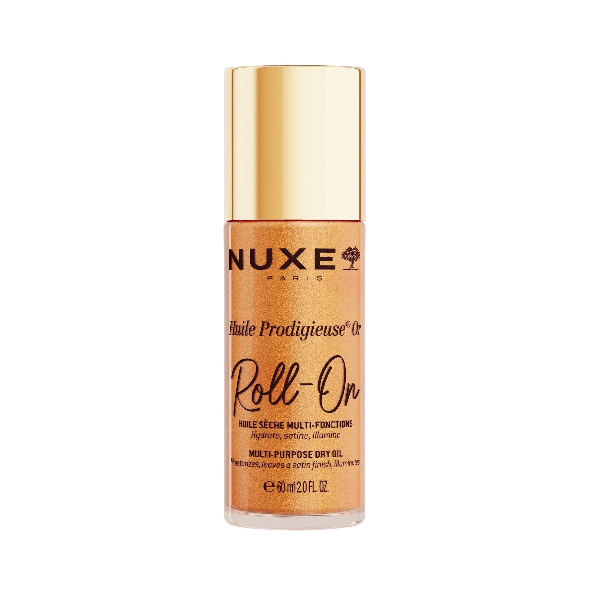 Nuxe Huile Prodigieuse Or Roll-On-Multi-Purpose Dry Oil Face Body and Hair 60ml