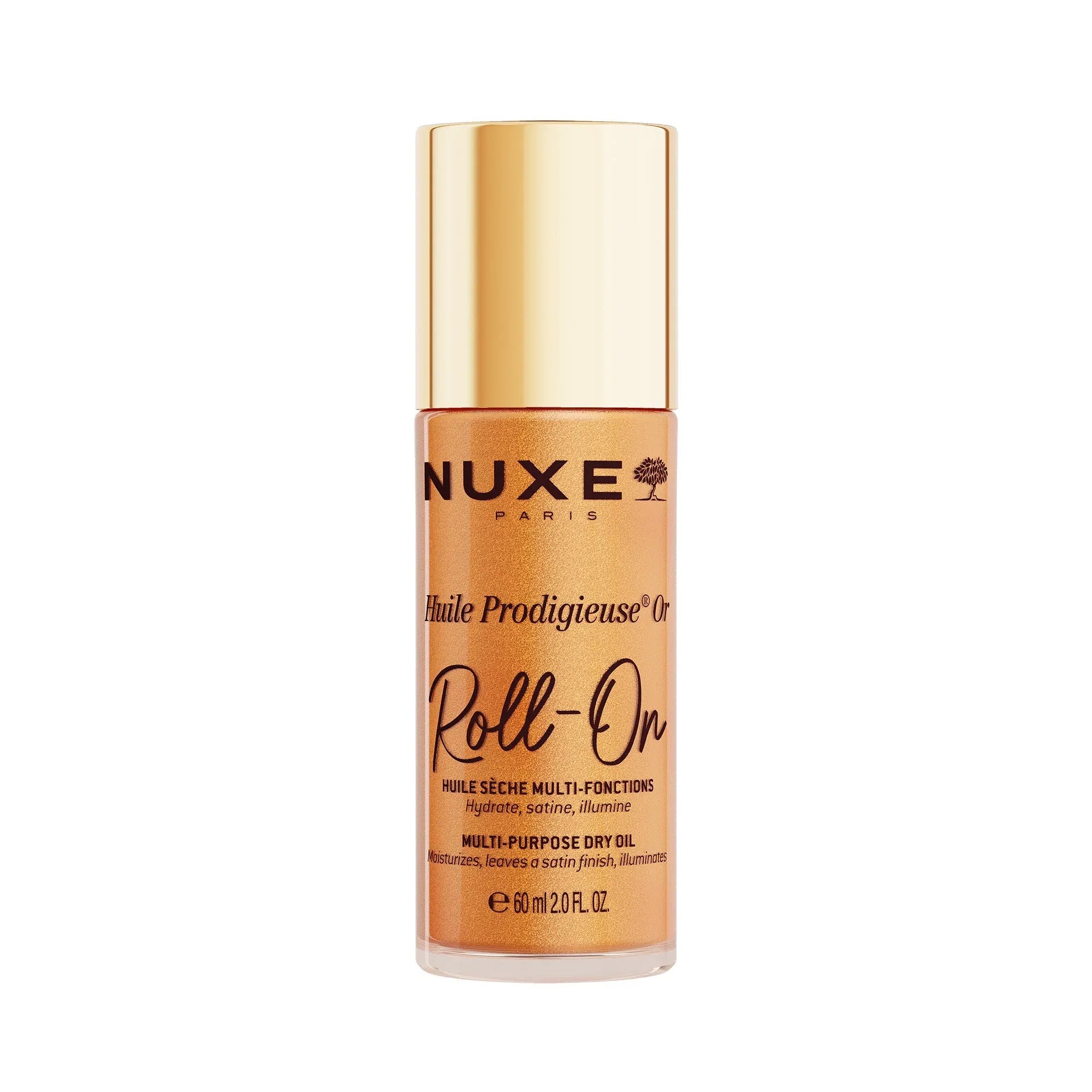 Nuxe Huile Prodigieuse Or Roll-On-Multi-Purpose Dry Oil Face Body and Hair 60ml