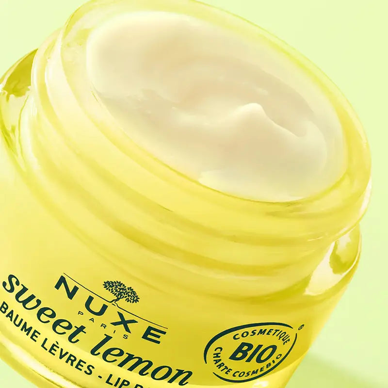Nuxe Sweet Lemon Lip Balm with a lemon meringue scent 15g