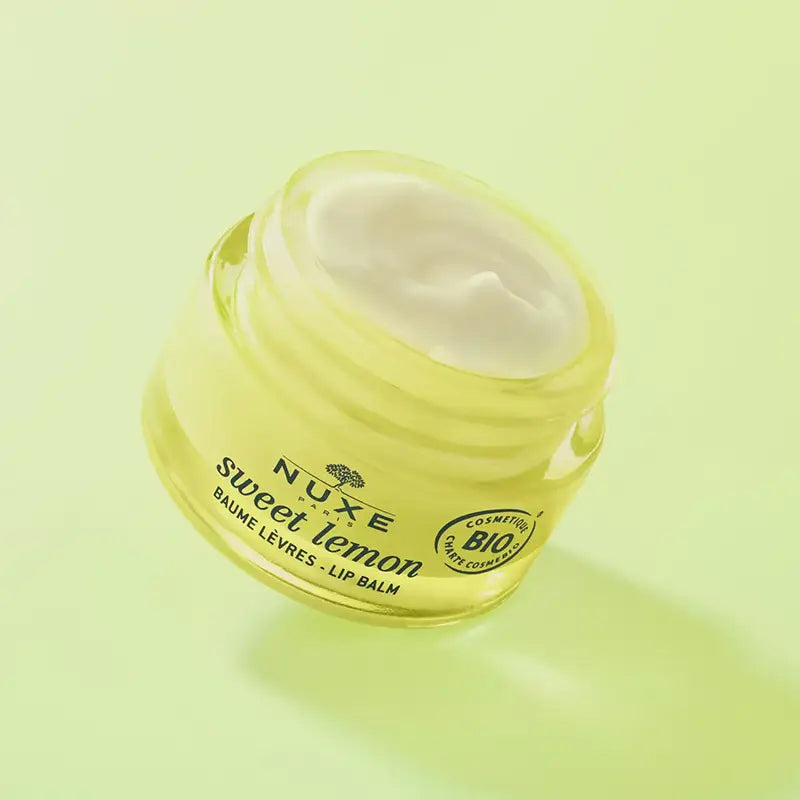 Nuxe Sweet Lemon Lip Balm with a lemon meringue scent 15g