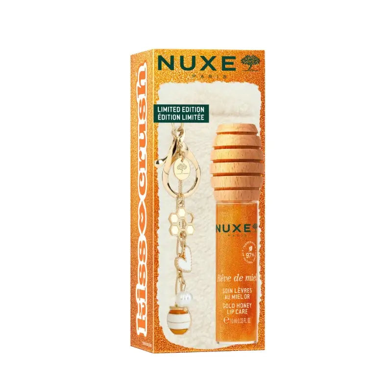 Nuxe Reve de Miel Gold Honey Lip Care + Free Lip Case 10ml
