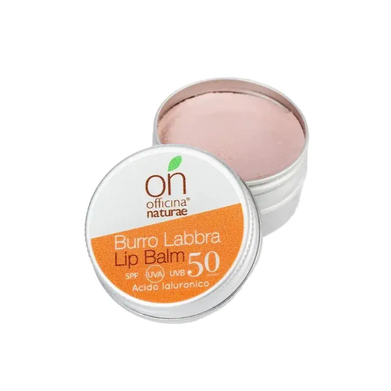 Officina Naturae Lip Balm Sunscreen SPF50 In Aluminum Jar 15ml