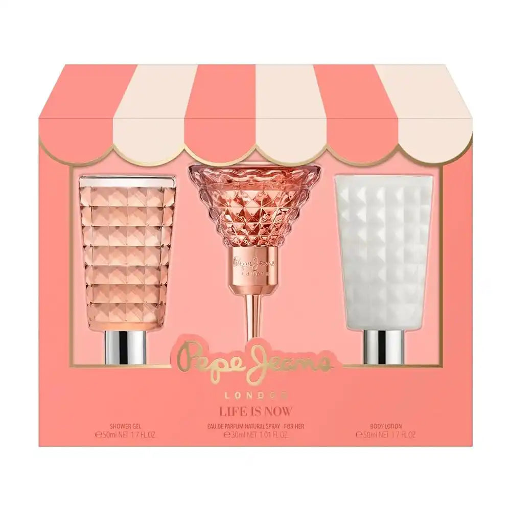 Pepe Jeans London Ladies Life is Now Gift Set 3pcs
