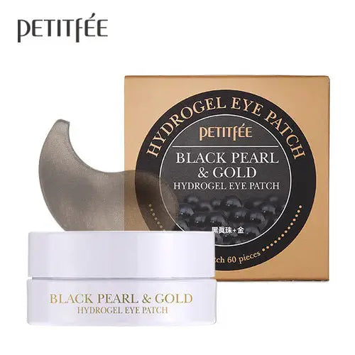 Petitfee Black Pearl & Gold Hydrogel Eye Patches 60pcs