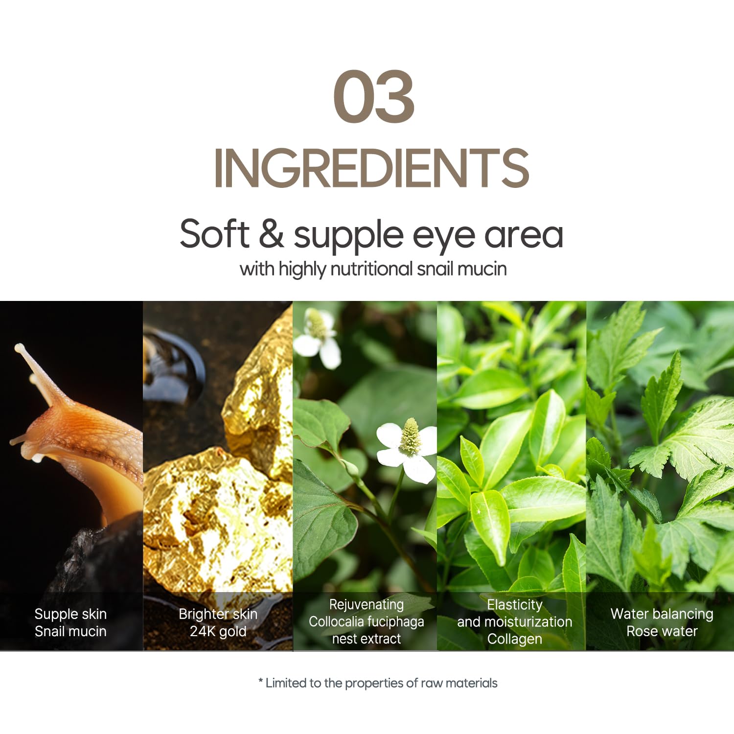 Petitfee Gold & Snail Hydrogel Eye Patch 60 Pcs 84g