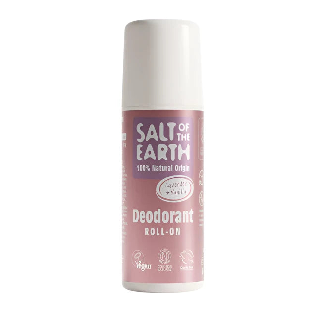 Salt Of Earth Lavender & Vanilla Natural Roll-On Deodorant 75ml