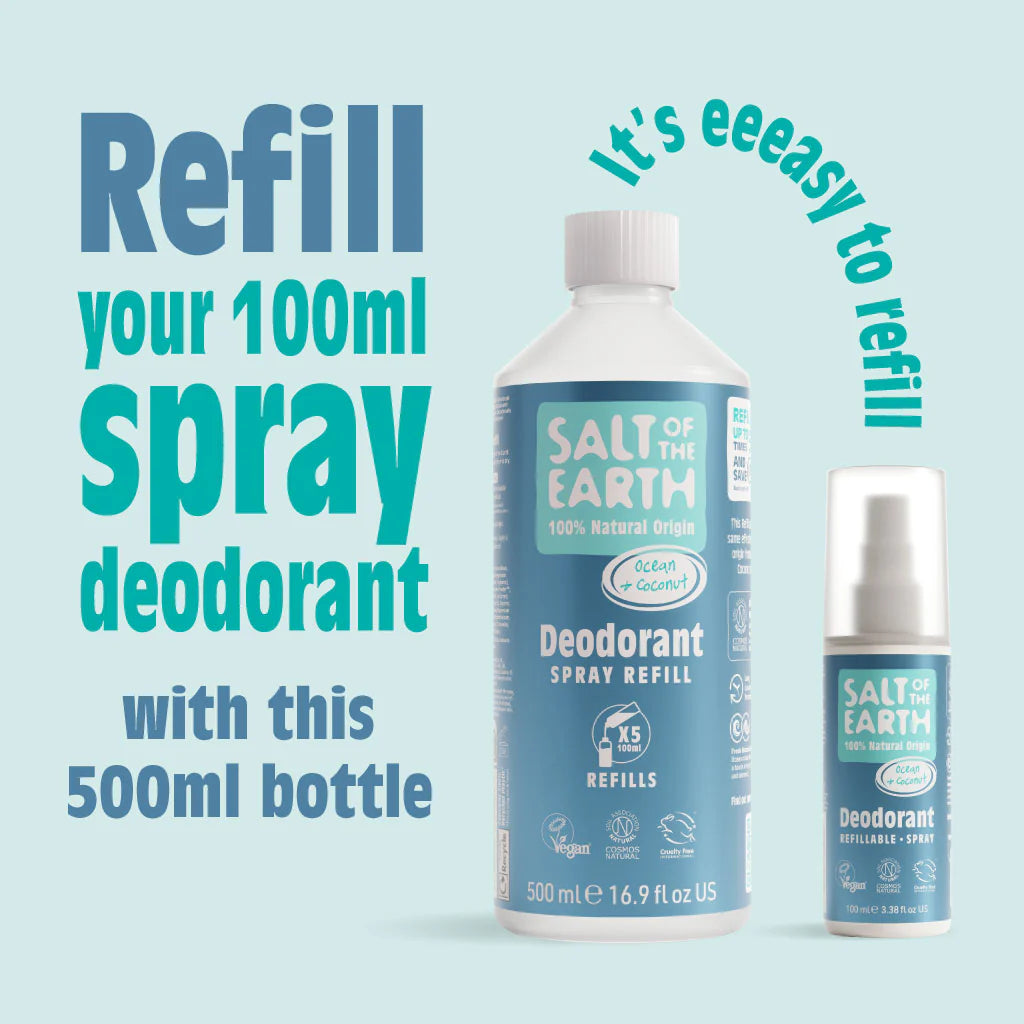 Salt of The Earth Ocean & Coconut Spray Refill 500ml