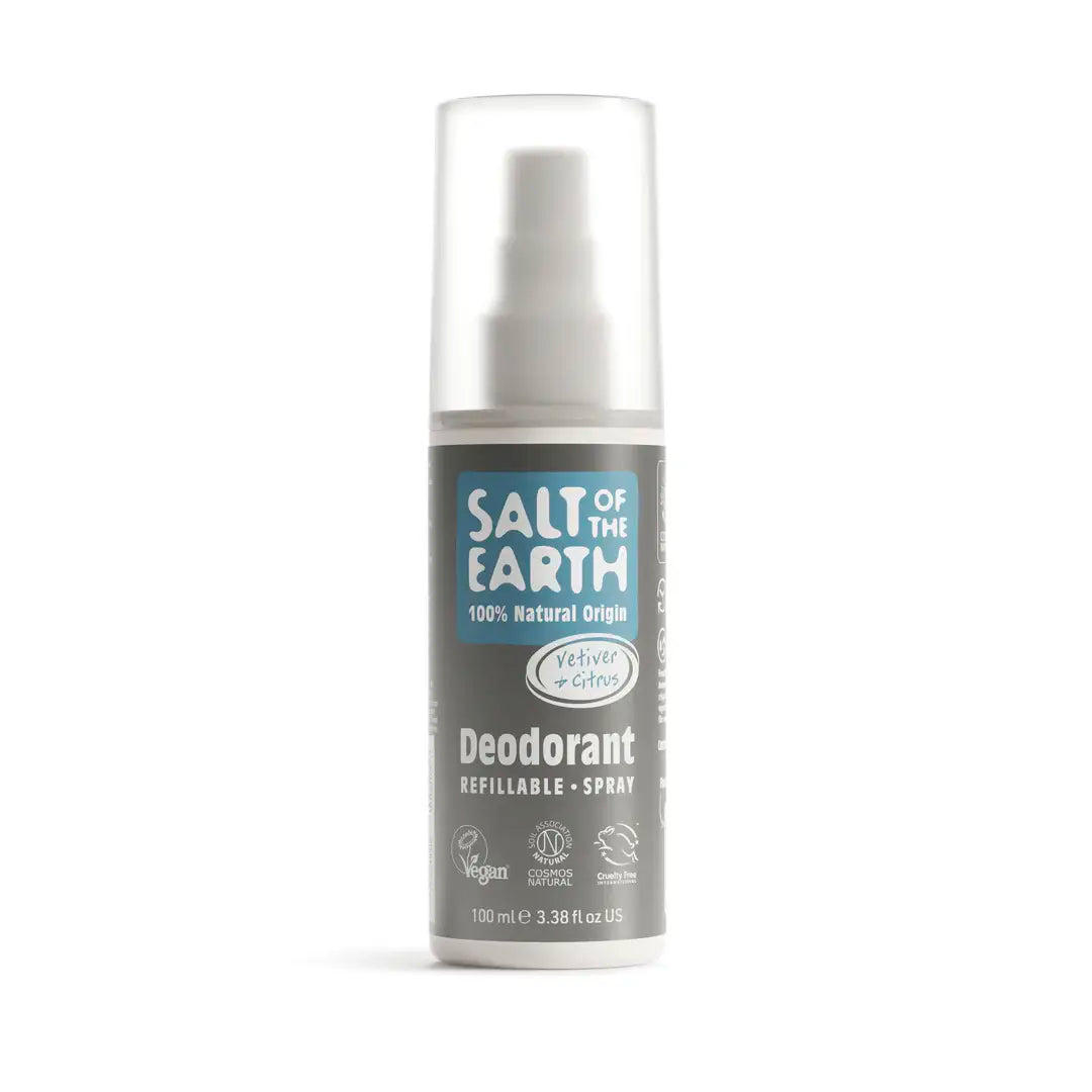Salt of The Earth Vetiver & Citrus Natural Deodorant Spray 100ml