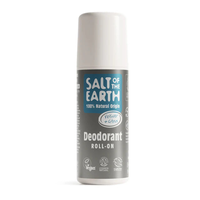 Salt of The Earth Vetiver & Citrus Natural Deodorant Roll-on 75ml 