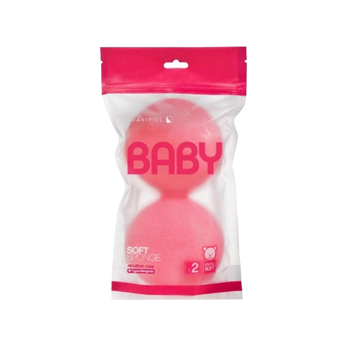 Suavipiel Baby Extra Soft Sponge 2pcs Pink