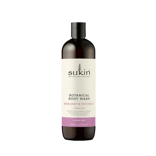 Sukin Botanical Body Wash Bergamot & Patchouli 500ml