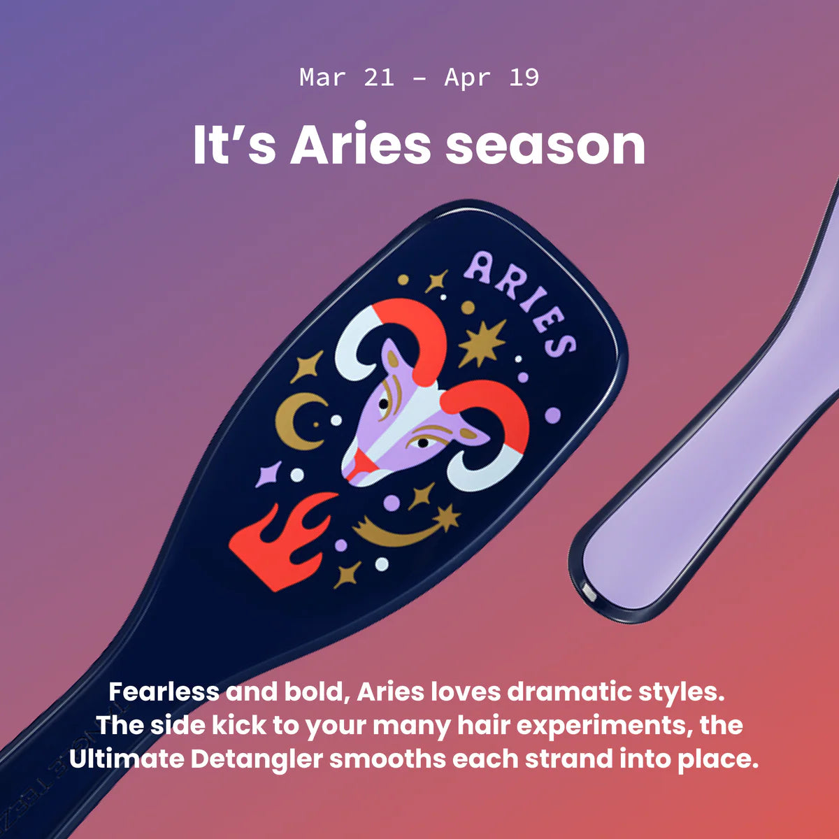 Tangle Teezer Aries Zodiac Ultimate Detangler Hairbrush