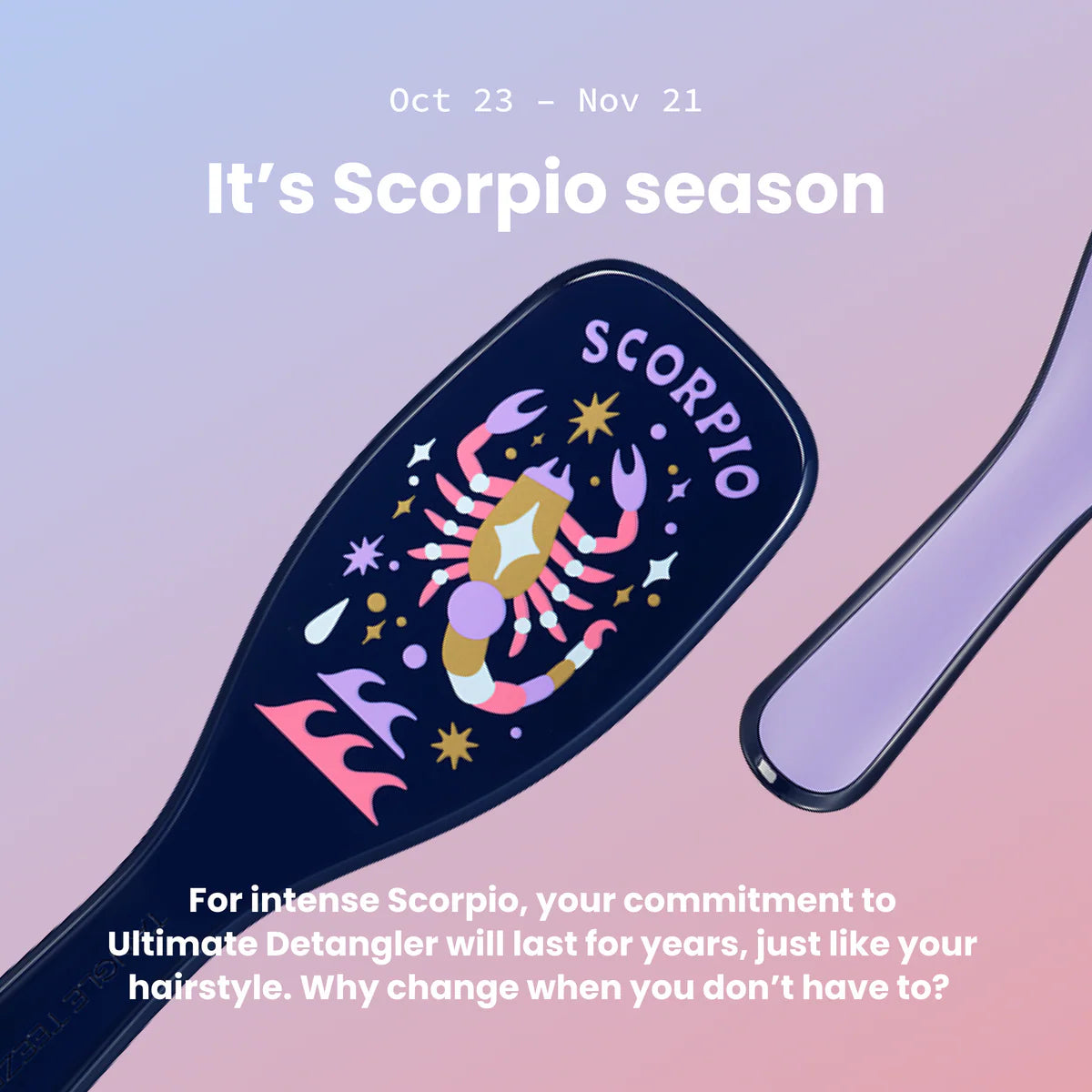 Tangle Teezer Scorpio Zodiac Ultimate Detangler Hairbrush
