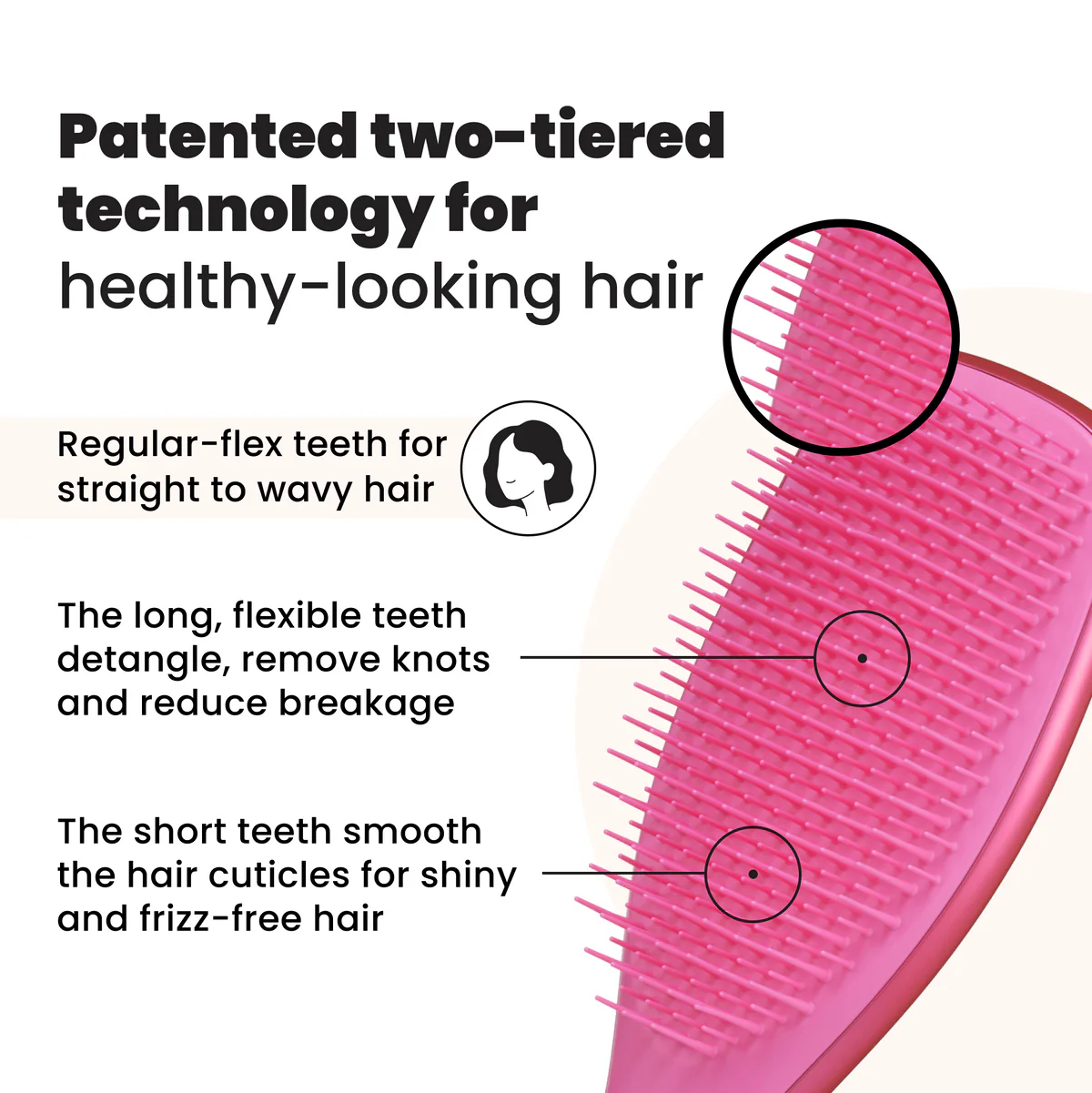 Tangle Teezer The Ultimate Detangler Chrome Hair Brush