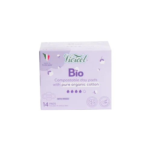 Vivicot Bio Day Sanitary Pads With Wings