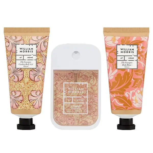 WILLIAM MORRIS At Home The Voyager Refresh Kit Canvas Wash Bag