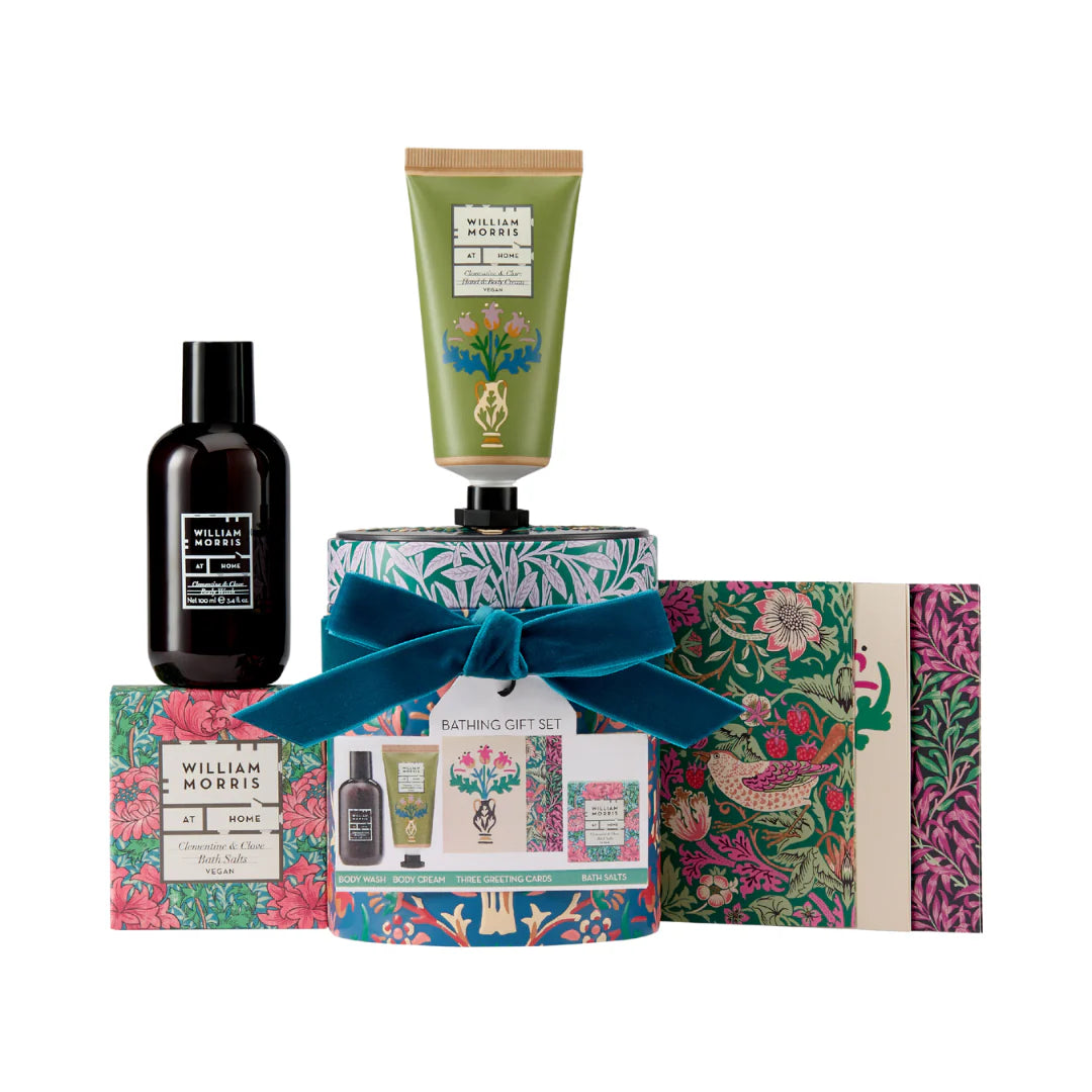WILLIAM MORRIS Sunflower Swan Bathing Giftset
