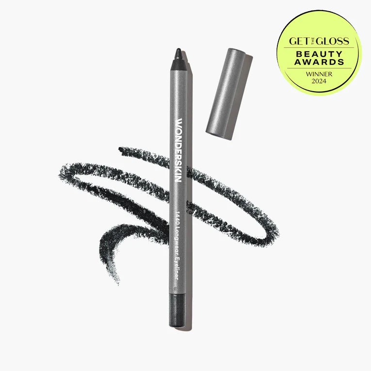 WONDERSKIN 1440 Longwear Eyeliner Black Truffle (Black Silver)