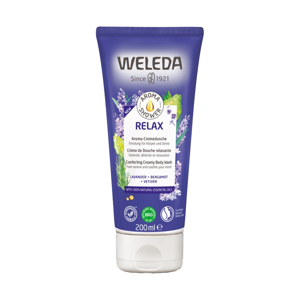 Weleda Aroma Relax Body Wash with Lavender, Bergamot & Vetiver 200ml