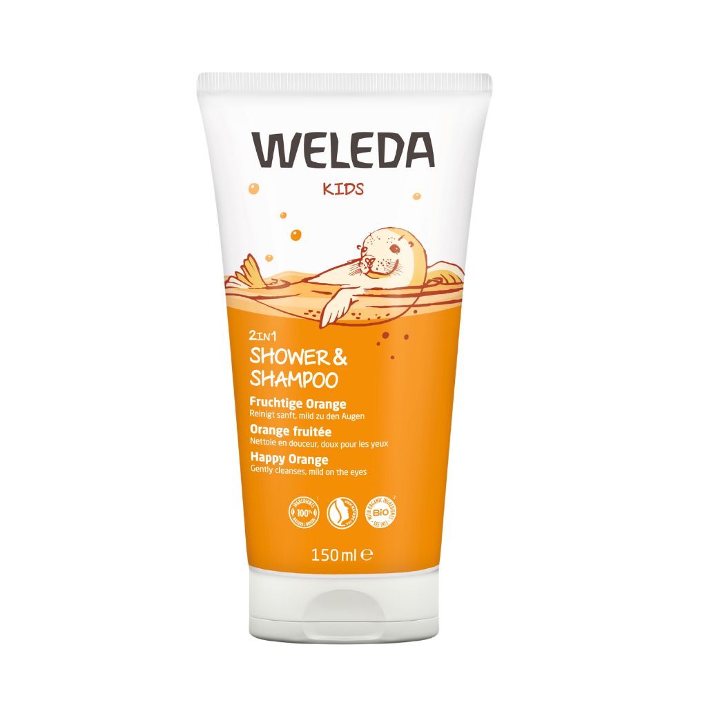 Weleda Kids 2in1 Shampoo & Body Wash Happy Orange 150ml