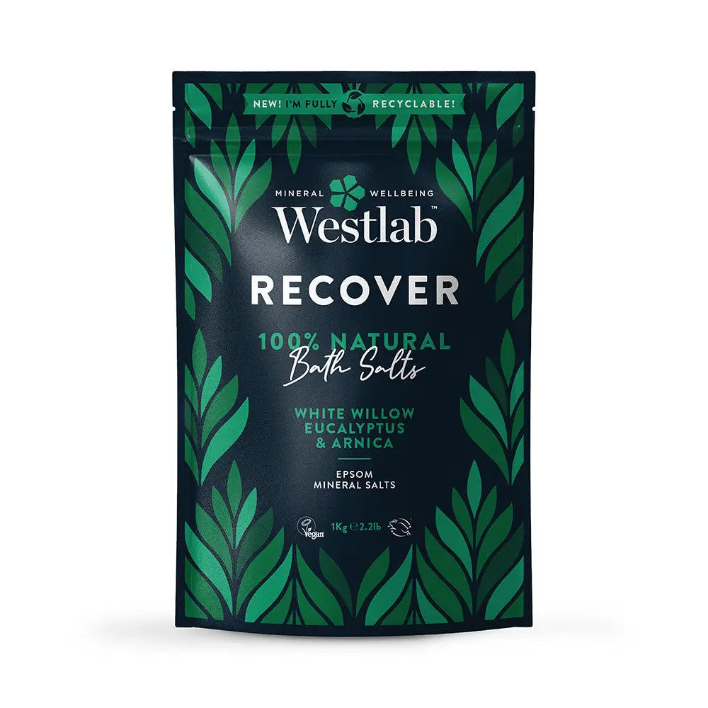 Westlab Recover Epsom Salts with White Willow, Eucalyptus & Arnica 1kg