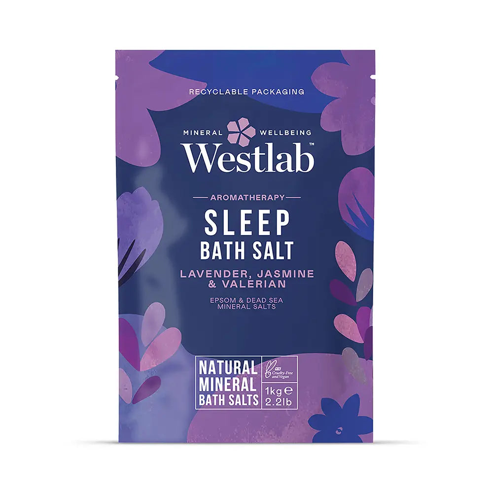 Westlab Sleep Lavender, Jasmine & Valerian Epsom Bath Salt 1kg