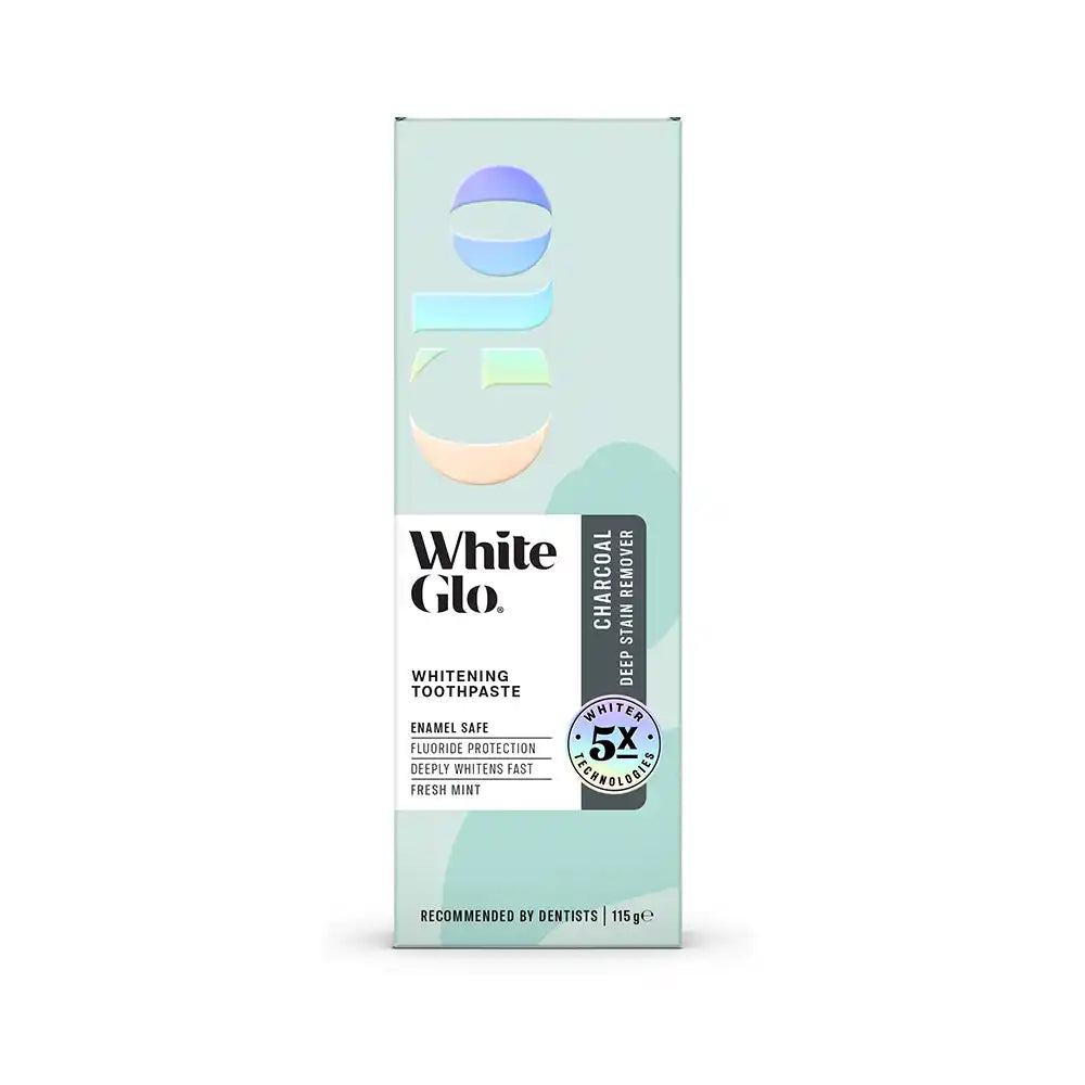 White Glo Professional Charcoal Whitening Toothpaste Large 205g