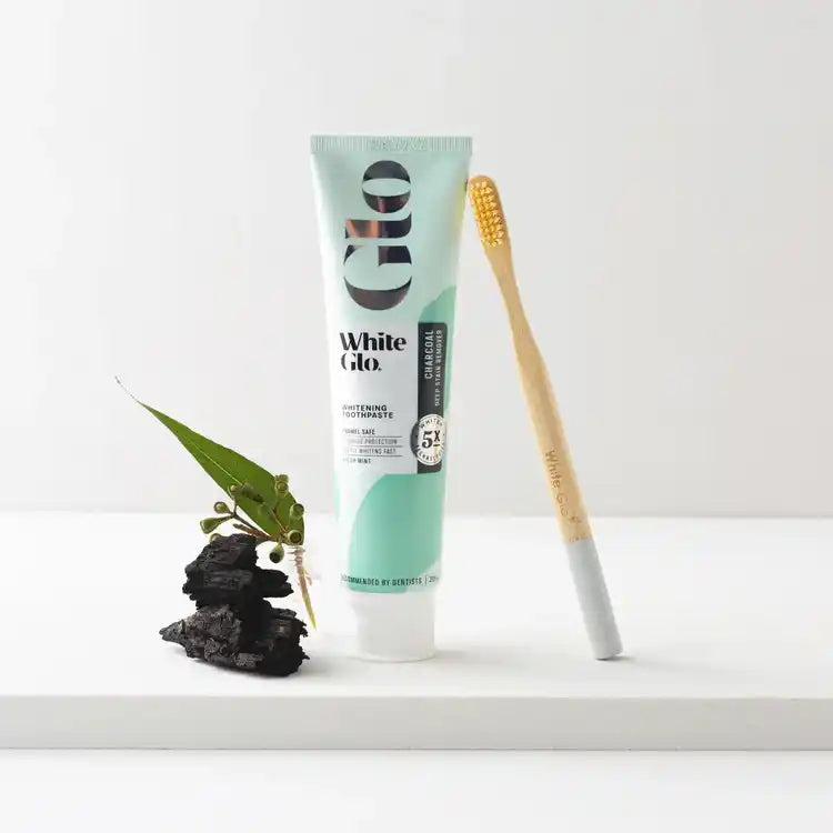 White Glo Professional Charcoal Whitening Toothpaste Large 205g