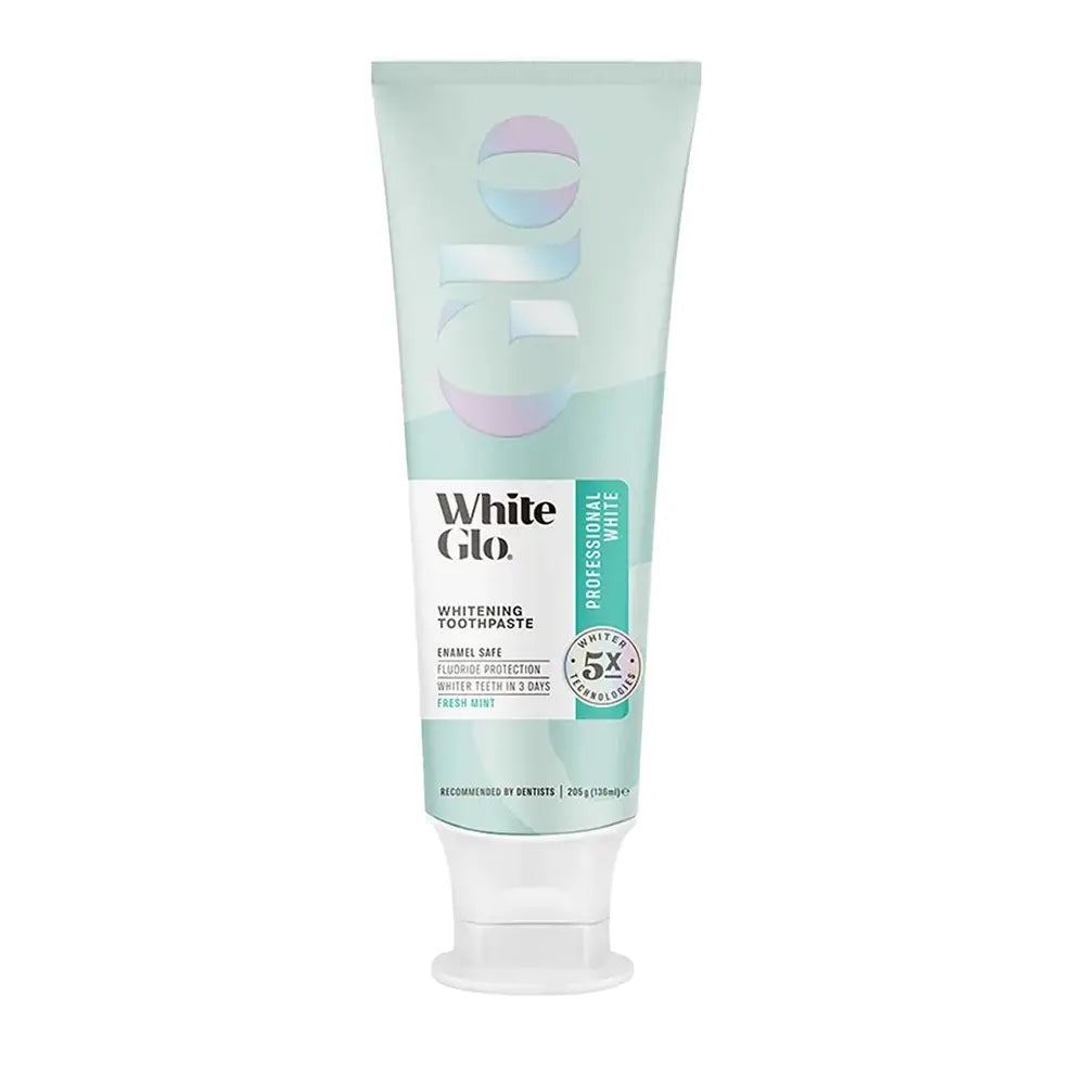 White Glo Professional White Whitening Toothpaste Large 205g