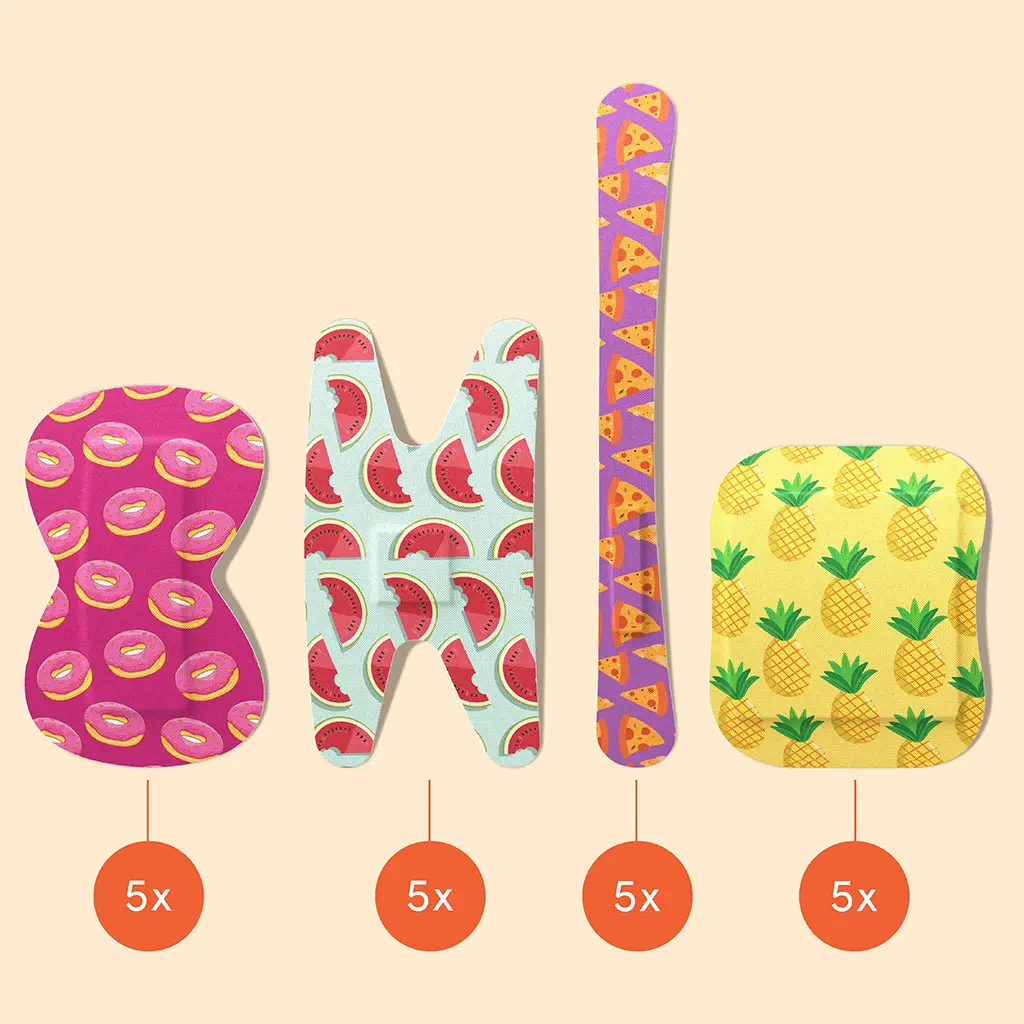 Wild Stripes Finger Flexi Food Plaster 20pcs