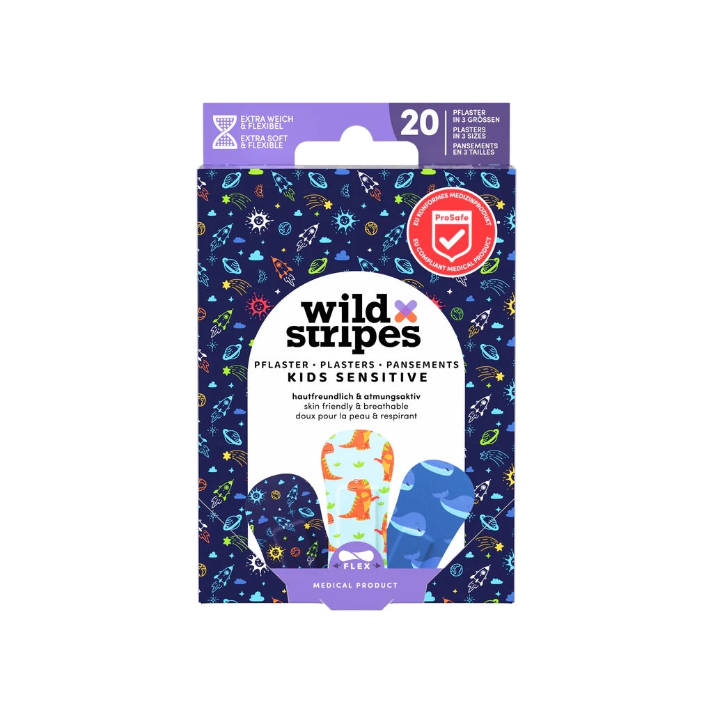 Wild Stripes Kids Sensitive Space Plaster 20pcs