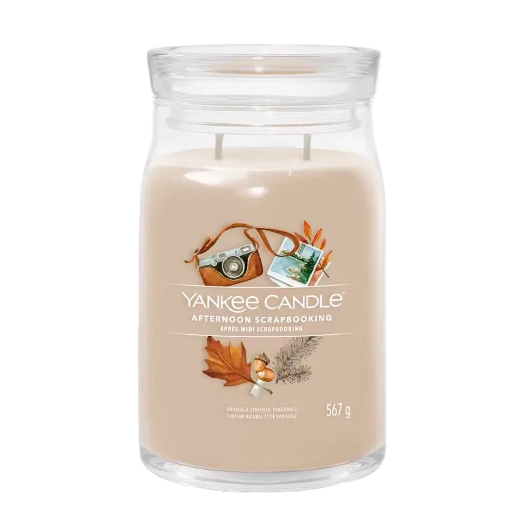 Yankee Candle Large Signature  Afternoon Scrapbooking 567g