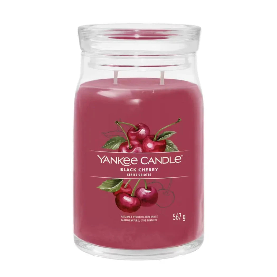 Yankee Candle Large Signature Black Cherry 567g