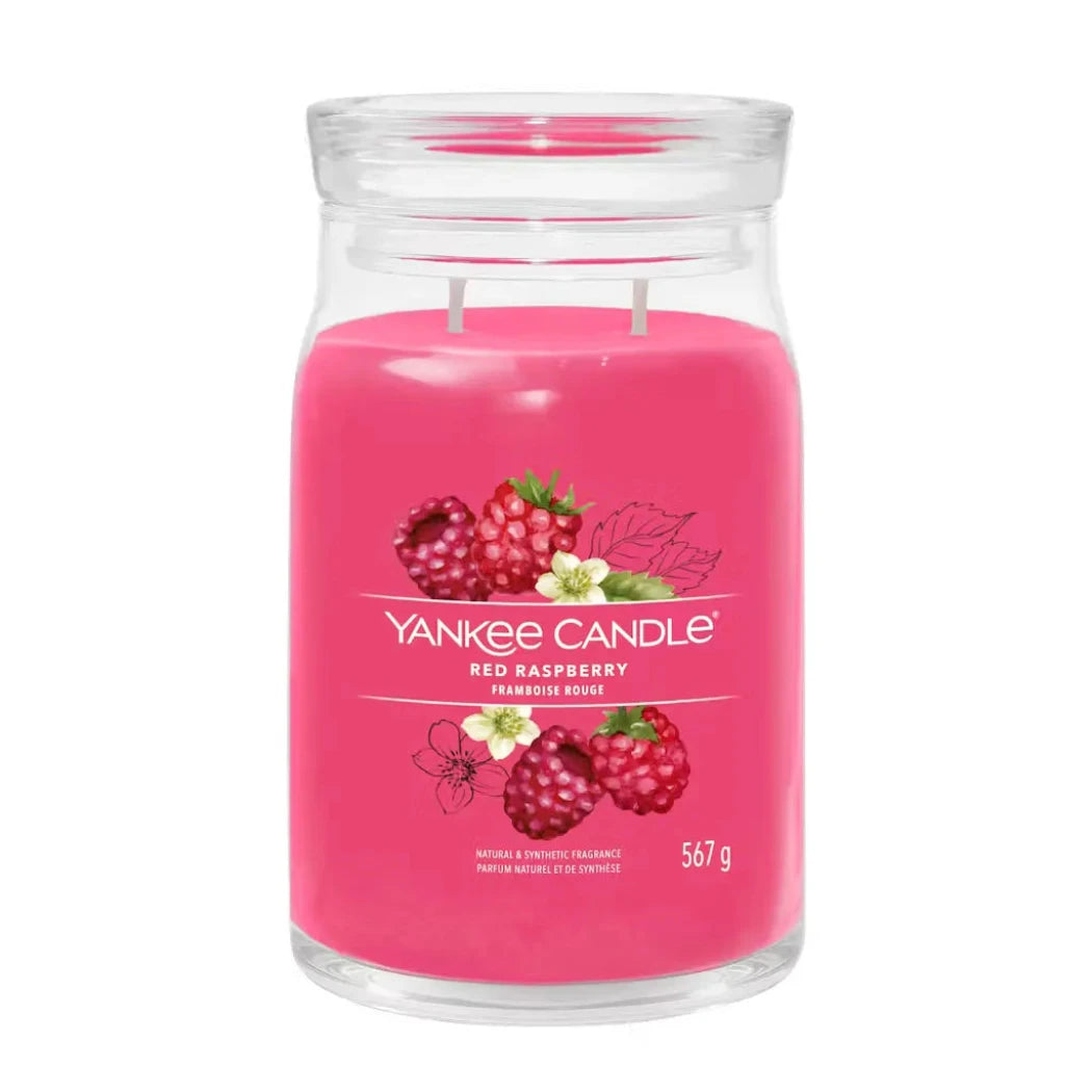 Yankee Candle Large Signature Red Raspberry 567g
