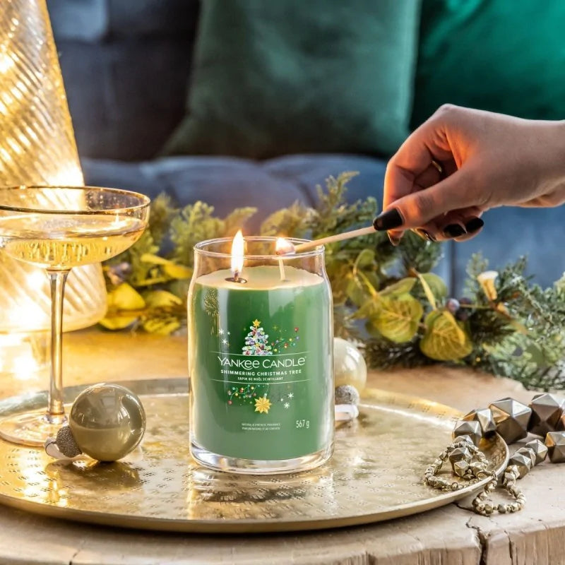 Yankee Candle Large Signature Shimmering Christmas Tree