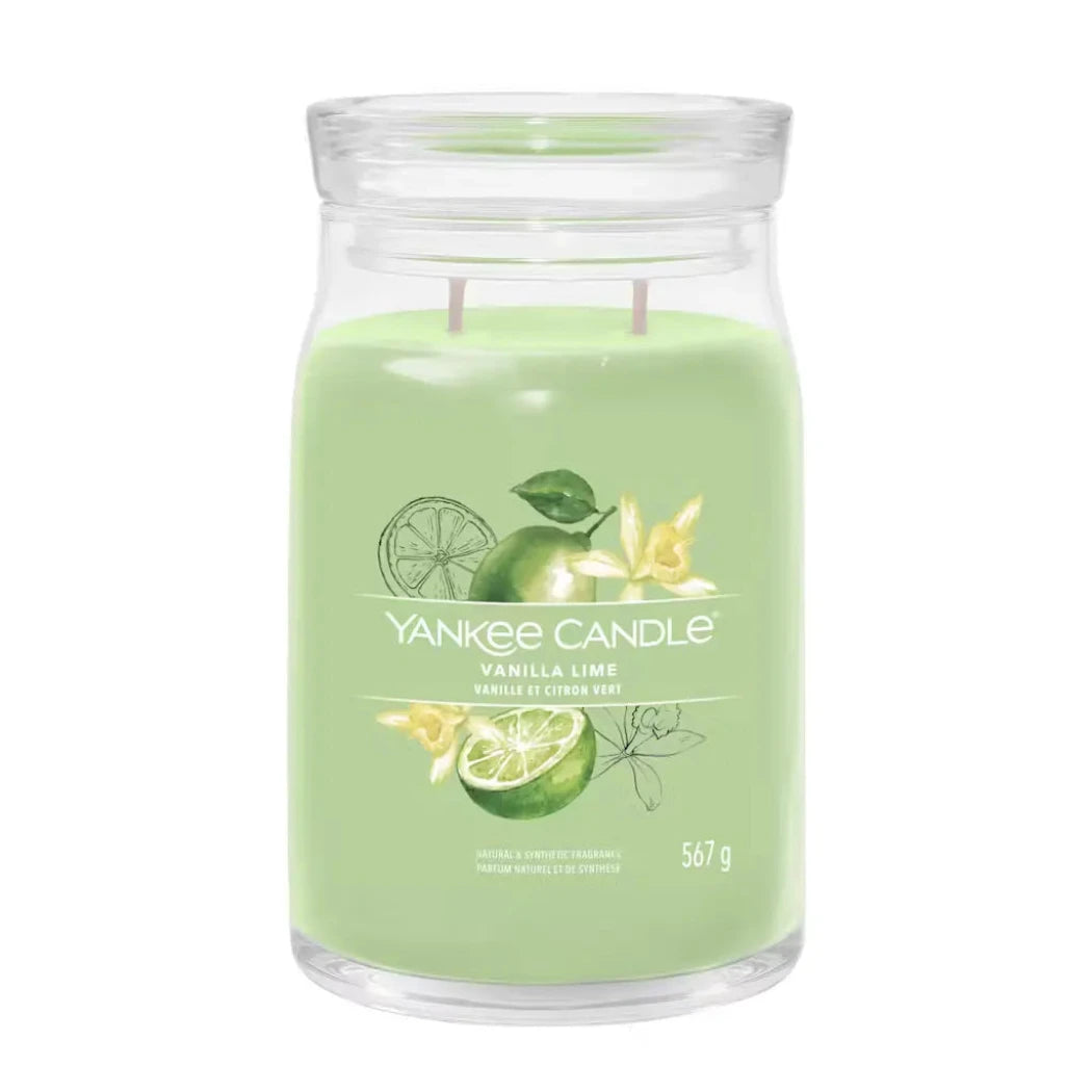 Yankee Candle Large Signature Vanilla Lime 567g