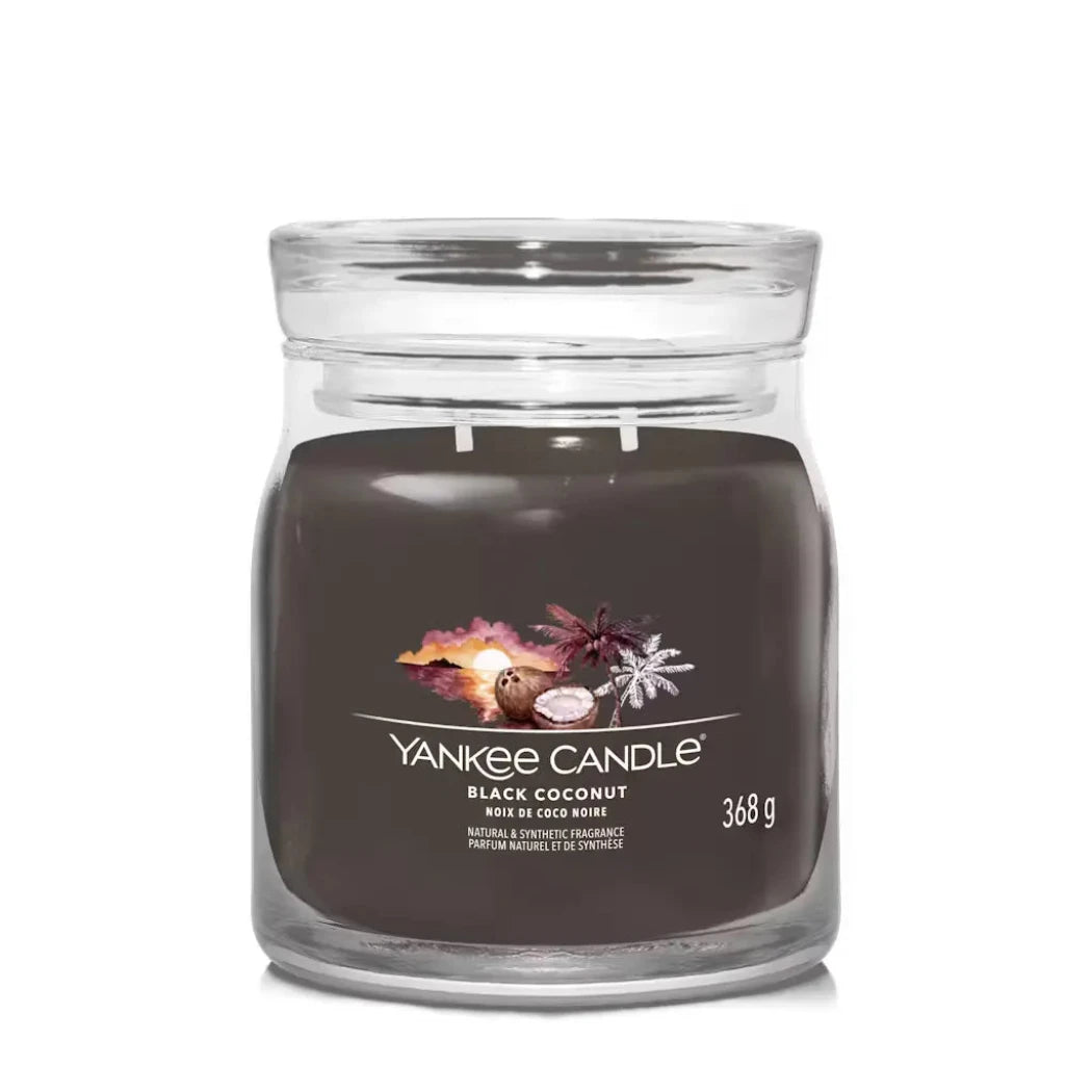 Yankee Candle Med Signature Black Coconut 368g