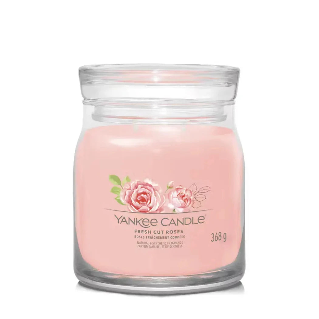 Yankee Candle Med Signature Fresh Cut Roses 368g