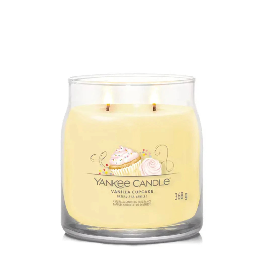 Yankee Candle Med Signature Vanilla Cupcake 368g