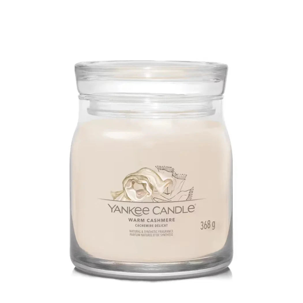 Yankee Candle Medium Sign Warm Cashmere 368g