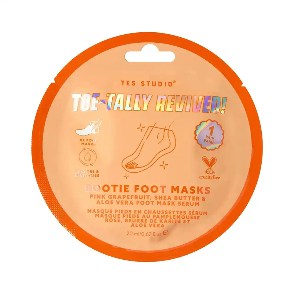 Yes Studio Toe-Tally Revived Bootie Foot Masks 1 pair