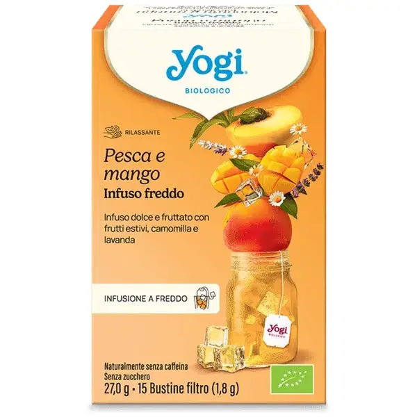 Yogi Tea Organic Cold Brew Peach-Mango