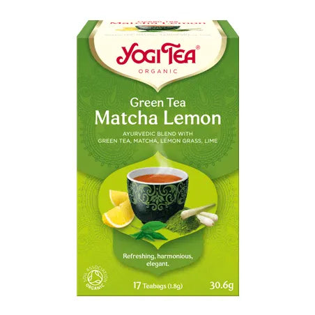 Yogi Tea Organic Matcha Lemon Green Tea 17 Teabags