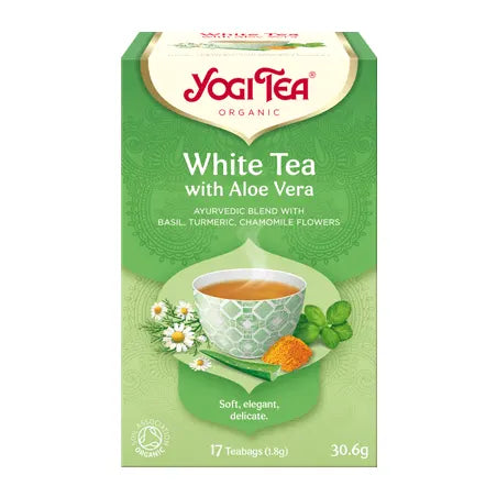 Yogi Tea Organic White Tea With Aloe Vera 17 Teabags