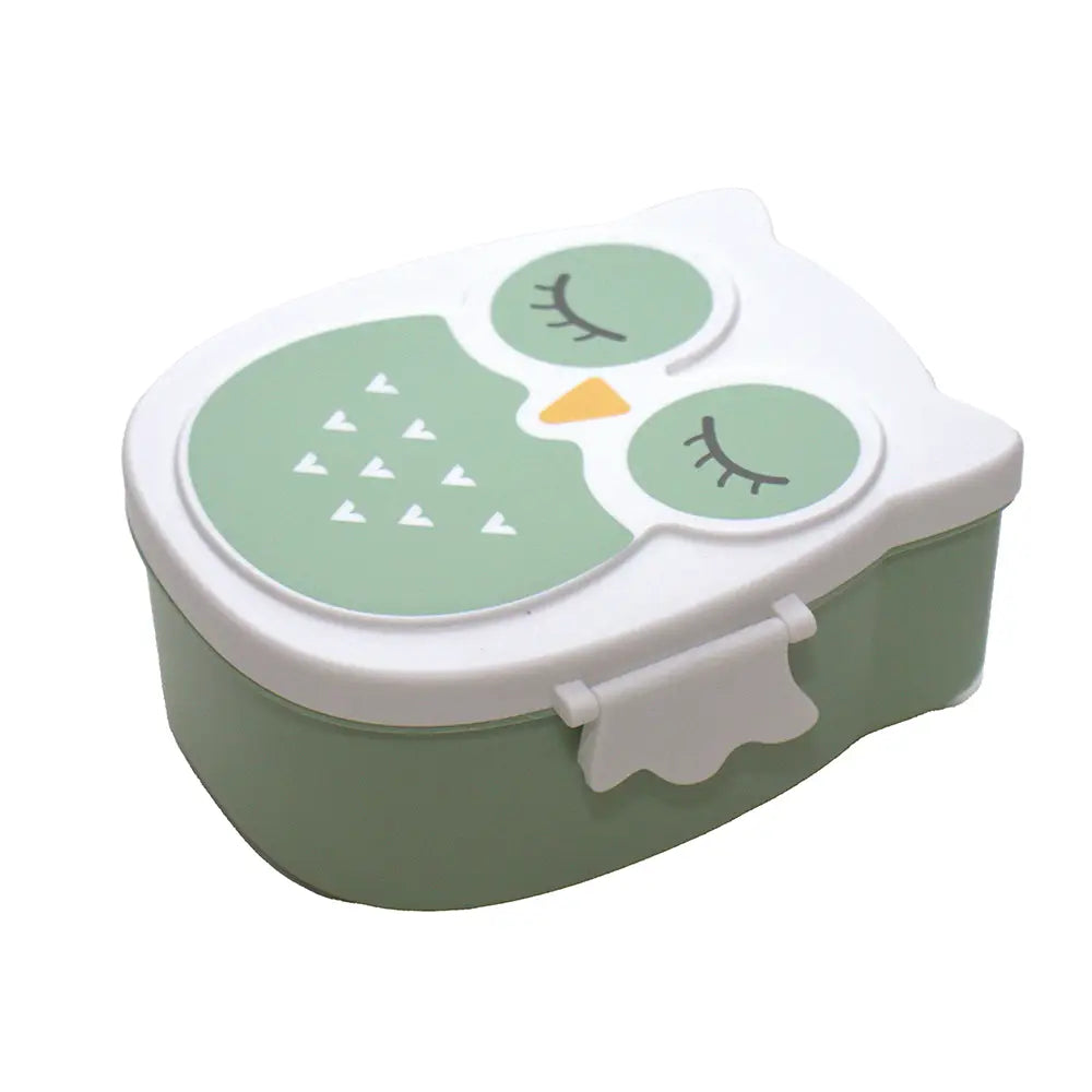 Yuko.B Bento Owl Snack Box Mint