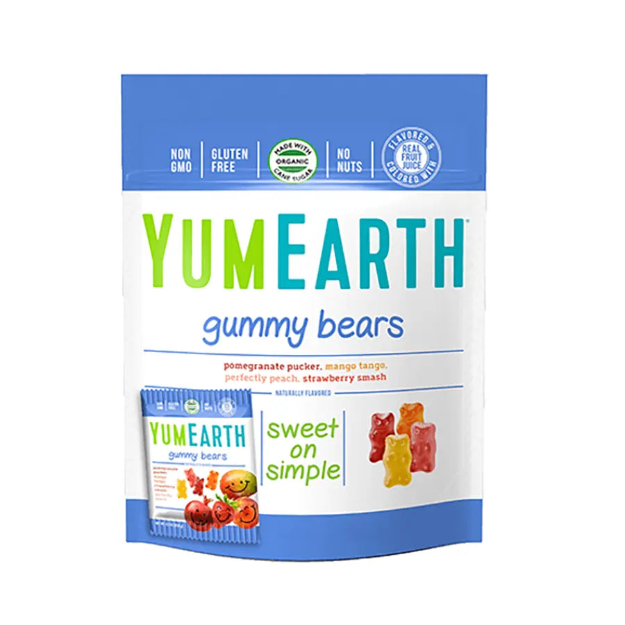 Yumearth Assorted Flavour Gummy Bears Bio 50g
